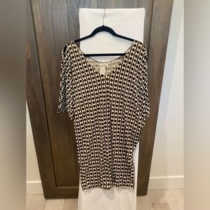 MSSP dress - Size M - brown/cream